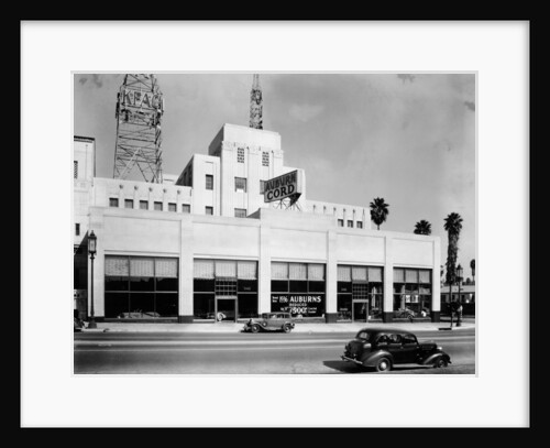 Auburn and Cord car showroom, USA, 1936 by Unknown