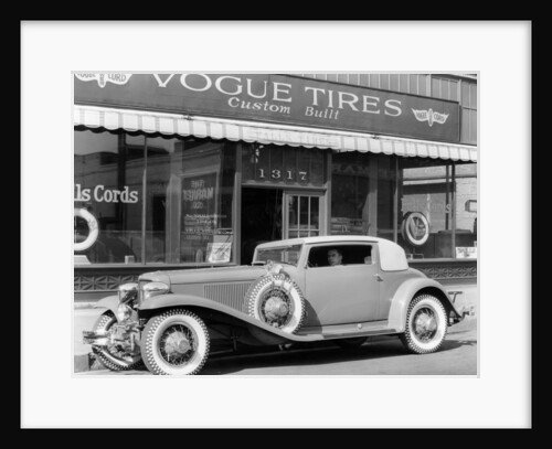 Cord L29 parked outside a showroom, USA, c1929-c1930 by Unknown