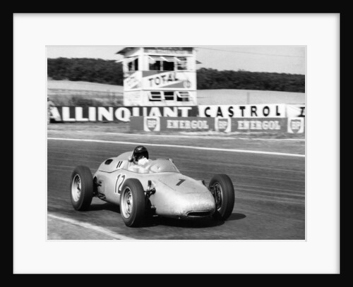 Dan Gurney driving a Porsche, French Grand Prix, Rheims, 1961 by Unknown