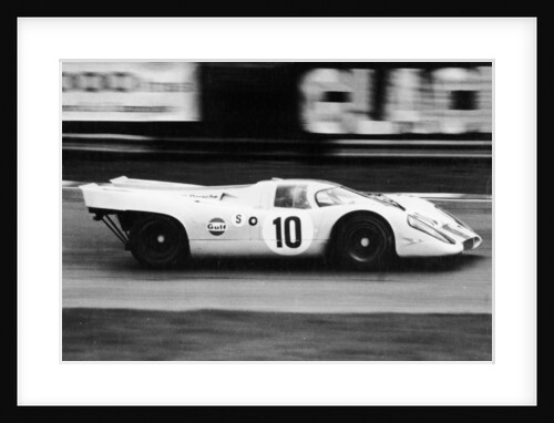 Gulf Porsche 917 in action, c1970-c1971 by Unknown