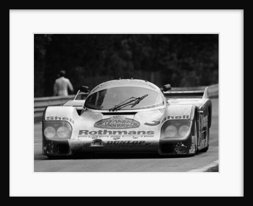 Porsche 956 on its way to winning the Le Mans 24 Hour Race, France, 1983 by Unknown