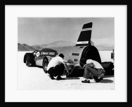 'Wingfoot Express' Land Speed Record car, Bonneville Salt Flats, Utah, USA, 1964 by Unknown