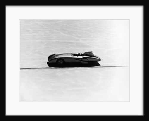 Donald Healey's Austin Healey attempting a Land Speed Record, 1953 by Unknown