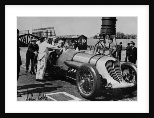 John Cobb in his Napier-Railton, 1933 by Unknown