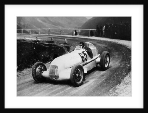 Rudolf Caracciola driving Mercedes-Benz W25 Grand Prix car, c1934-c1935 by Unknown