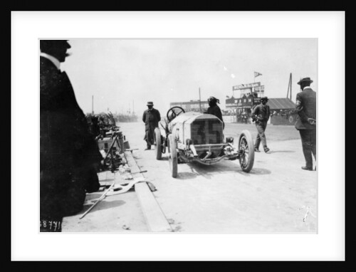 Mercedes of Christian Lautenschlager, French Grand Prix, Dieppe, 1908 by Unknown