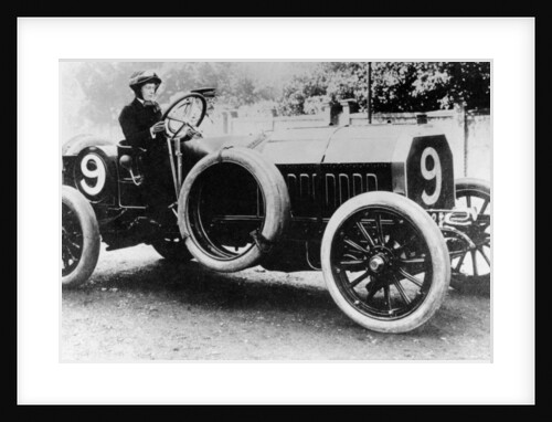 Woman behind the wheel of an Itala car, 1907 by Unknown