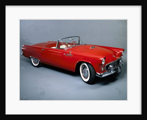 A 1955 Ford Thunderbird by Unknown