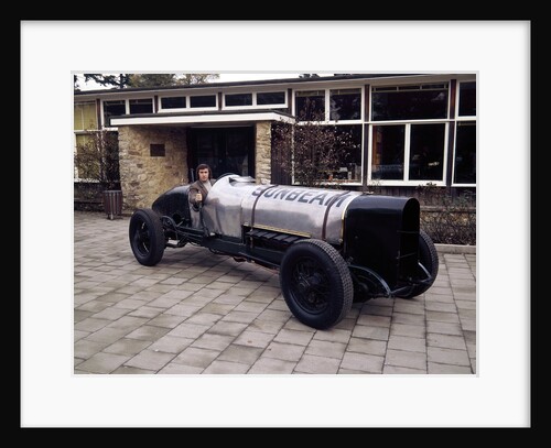Jackie Stewart at the wheel of a 1920 Sunbeam 350hp by Unknown