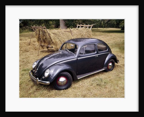 A 1953 Volkswagen Export Type I Beetle by Unknown