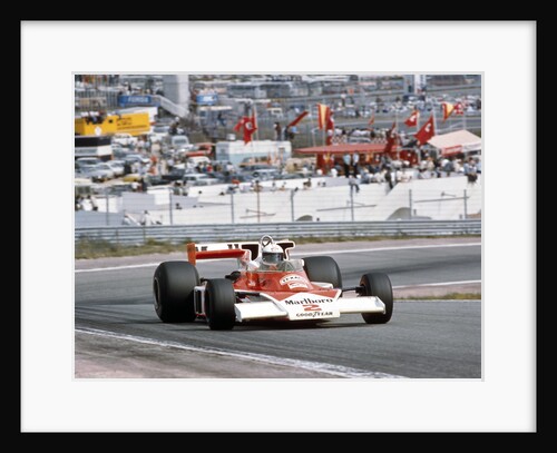 Jochen Mass racing a McLaren-Cosworth M23, Spanish Grand Prix, Jarama, Spain, 1977 by Unknown
