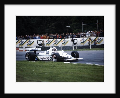Alan Jones racing a Williams-Cosworth FW07B, British Grand Prix, Brands Hatch, 1980 by Unknown