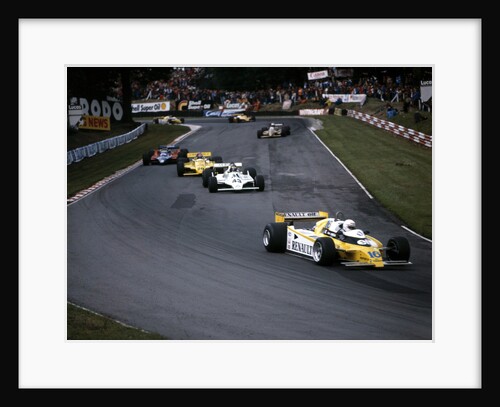 Rene Arnoux in the British Grand Prix, Brands Hatch, 1980 by Unknown