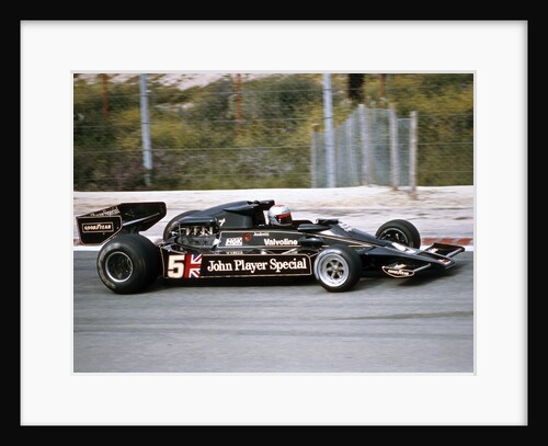 Mario Andretti racing a JPS Lotus-Cosworth 78, Spanish Grand Prix, Jarama, Spain, 1977 by Unknown
