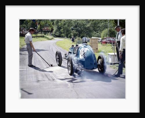A vintage car at Prescott race track by Anonymous