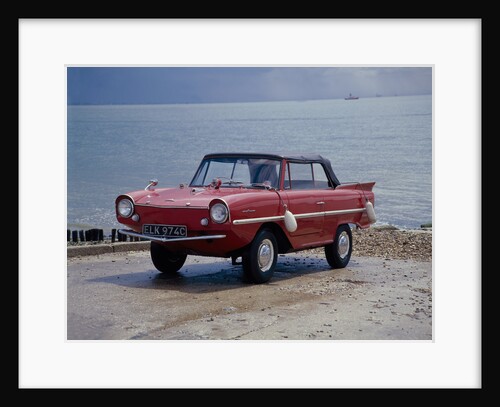 A 1965 Amphicar at the water's edge by Unknown