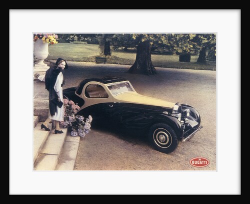 A page from a 1935 Bugatti brochure by Unknown