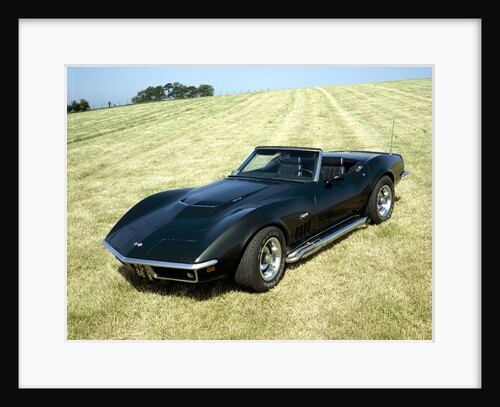 A 1969 Chevrolet Corvette Stingray in a field by Unknown