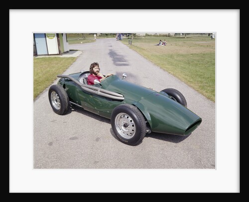 Eric Clapton in a 1955 Connaught by Anonymous