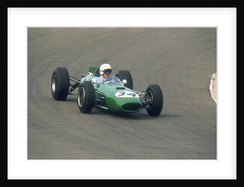 Bob Anderson driving a Brabham Climax, Dutch Grand Prix, Zandvoort, Holland, 1964 by Unknown