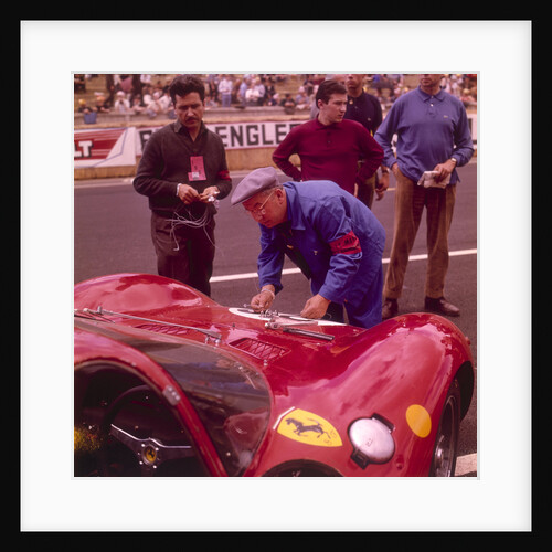 The Ferrari pit, Le Mans, France, 1965 by Unknown