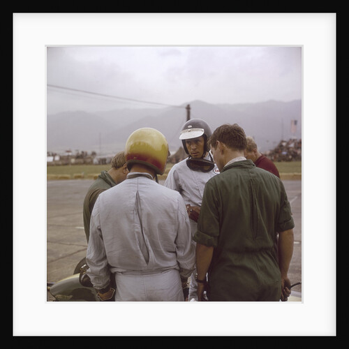 Jim Clark at the Austrian Grand Prix, Zeltweg, Austria,1964 by Unknown