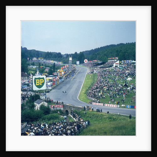 Part of Spa-Francorchamps race track, Belgian Grand Prix, Belgium, 1963 by Unknown