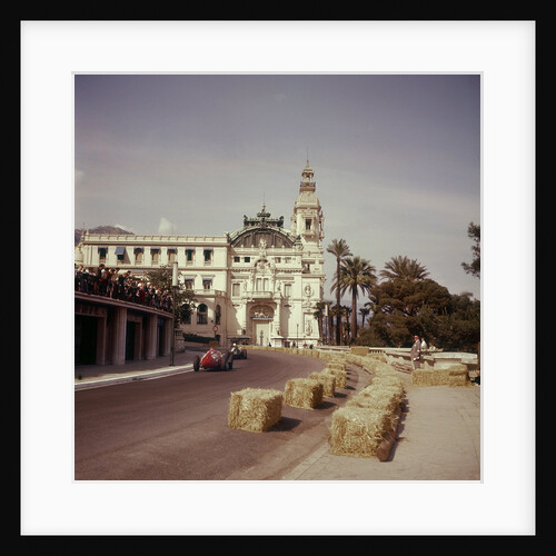 Two racing cars taking a bend, Monaco Grand Prix, Monte Carlo, 1959 by Unknown