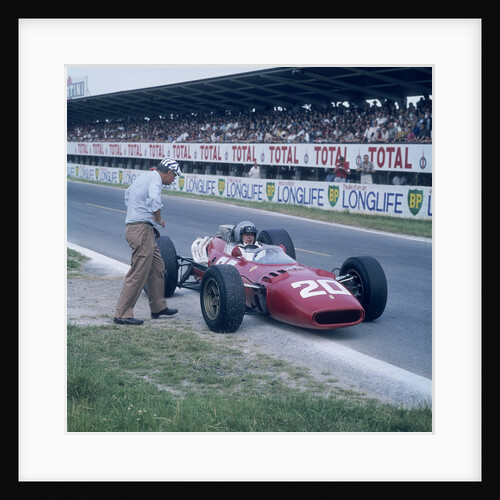 Lorenzo Bandini in a Ferrari 312, French Grand Prix, Reims, France, 1966 by Unknown