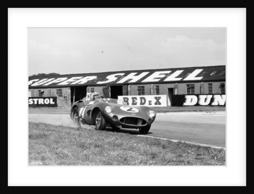 Carroll Shelby driving Aston Martin DBR1, TT race, Goodwood, Sussex, 1959 by Maxwell Boyd