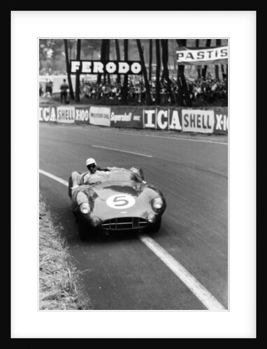 Aston Martin DBR1 in action, Le Mans 24 Hours, France, 1959 by Maxwell Boyd