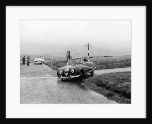 Austin A90 competing in the MCC Medex Rally by Anonymous