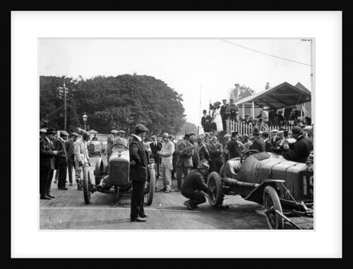 Competitors at the Isle of Man TT, 1914 by Unknown