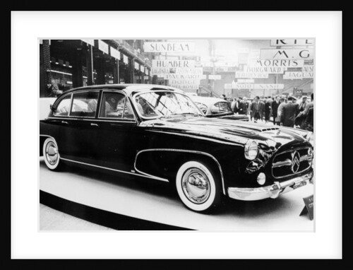 1955 Citroën 15CV, specially built for an ambassador, (c1955?) by Unknown