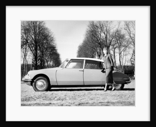 Model with a 1957 Citroën ID 19, c1957 by Unknown