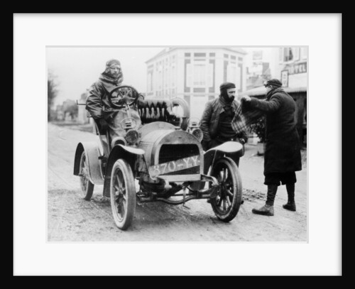 A Grégoire car and its driver by Anonymous