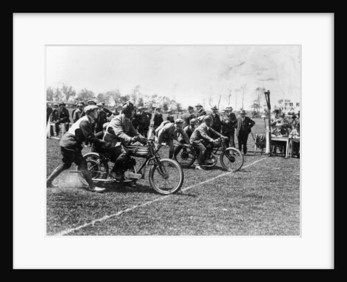 Nortons racing in Auckland, New Zealand by Unknown