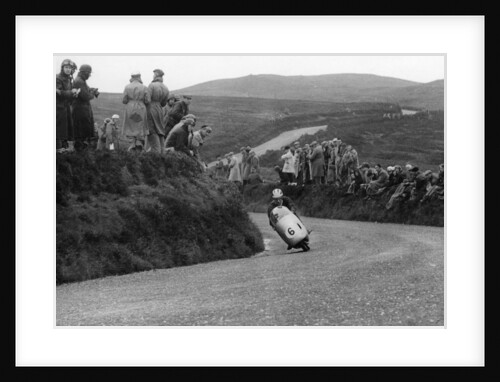 Bill Lomas riding an MV bike, 1955 by Unknown