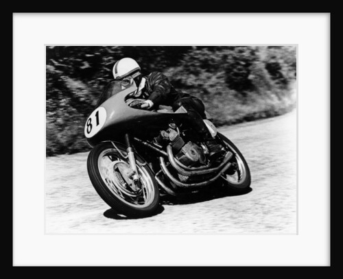 John Surtees on an MV Agusta, Isle of Man Senior TT, 1956 by Unknown