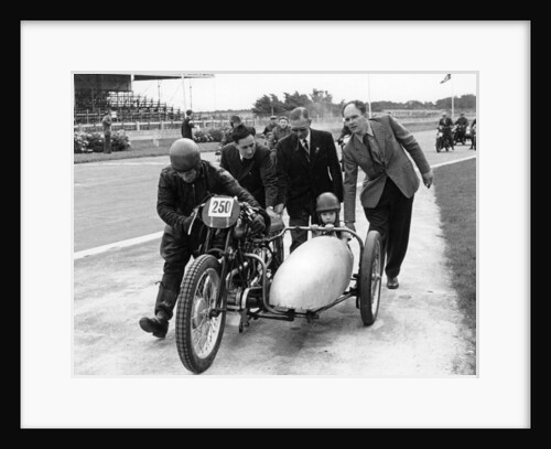 1930 Brough Superior at the VSCC 21st birthday party by Anonymous