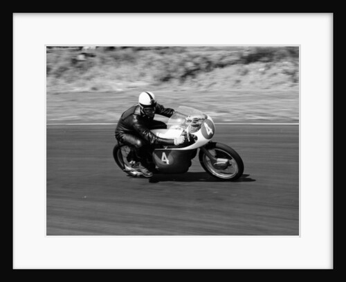 An Ariel 250 racing at Snetterton, Norfolk, 1962 by Unknown