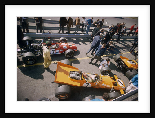 Denny Hulme's McLaren Ford at the British Grand Prix, Silverstone, Northamptonshire, 1969 by Unknown