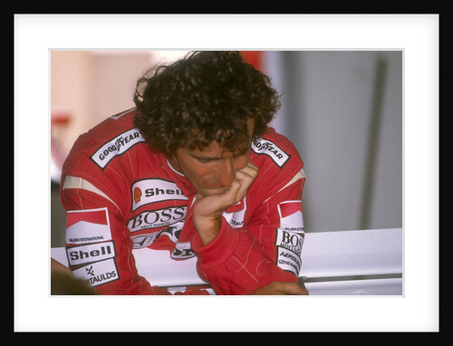 Alain Prost, British Grand Prix, Silverstone, Northamptonshire, 1989 by Unknown