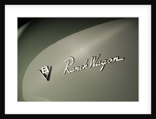 Ford Ranch wagon with kom pack trailer 1952 by Simon Clay