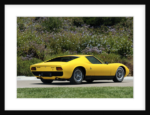 Lamborghini Miura p400s 1970 by Simon Clay