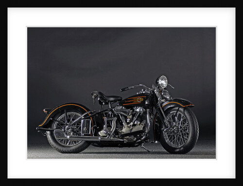 Harley Davidson ELS Knucklelhead 1937 by Simon Clay