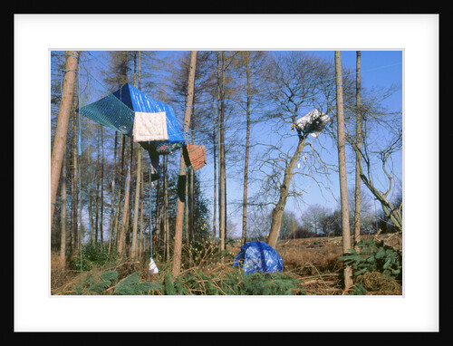 Newbury ByPass constuction protestors by Unknown