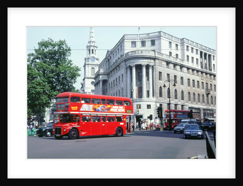 London street scene 1999 outside South African embassy by Unknown