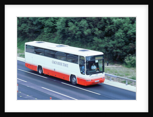 2002 Coach on M27 motorway by Unknown
