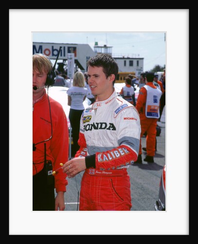 James Thompson. British touring cars driver. by Unknown